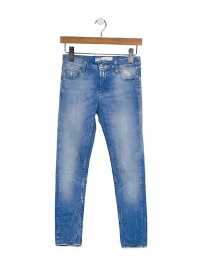 Pre-owned Iro Mid-rise Skinny Leg Jeans In Blue