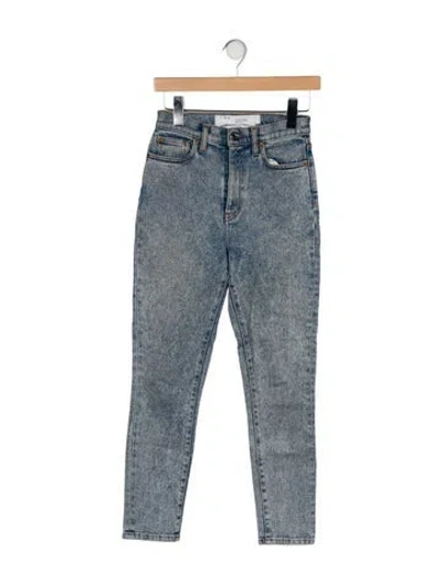 Pre-owned Iro Mid-rise Skinny Leg Jeans In Blue