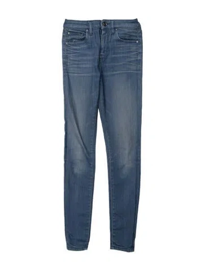 Pre-owned Iro Mid-rise Skinny Leg Jeans In Blue