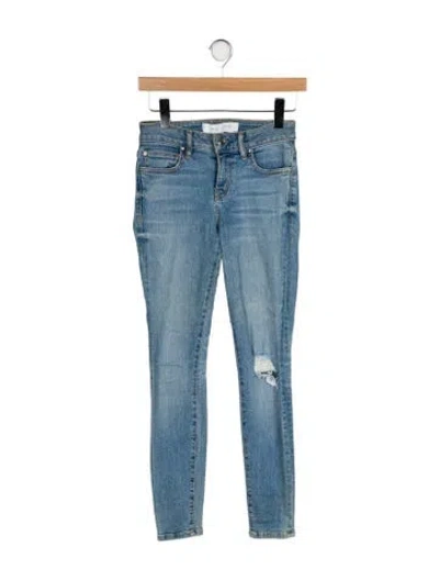 Pre-owned Iro Mid-rise Skinny Leg Jeans In Blue
