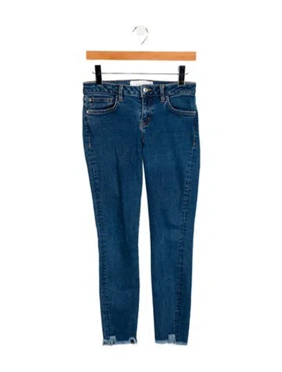 Pre-owned Iro Mid-rise Skinny Leg Jeans In Blue