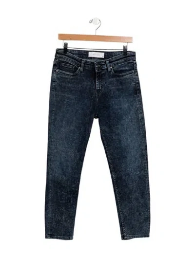 Pre-owned Iro Mid-rise Skinny Leg Jeans In Blue
