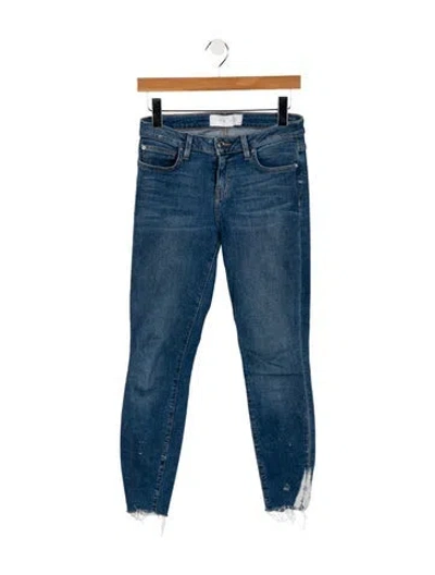 Pre-owned Iro Mid-rise Skinny Leg Jeans In Blue