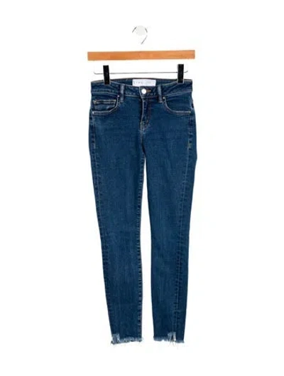 Pre-owned Iro Mid-rise Skinny Leg Jeans In Blue