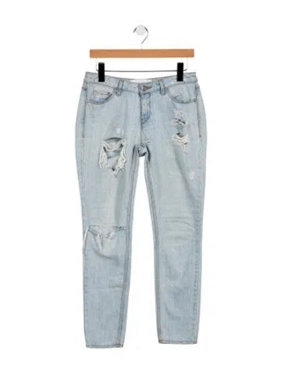 Pre-owned Iro Mid-rise Skinny Leg Jeans In Blue