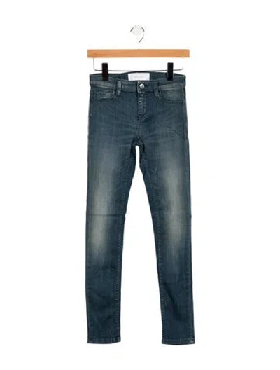 Pre-owned Iro Mid-rise Skinny Leg Jeans In Blue