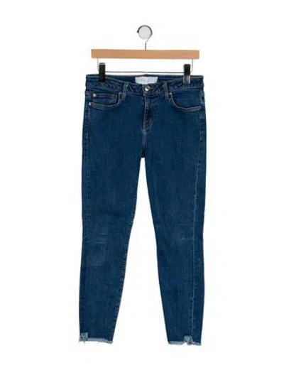Pre-owned Iro Mid-rise Skinny Leg Jeans In Blue