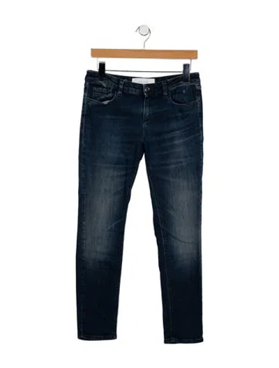 Pre-owned Iro Mid-rise Skinny Leg Jeans In Blue