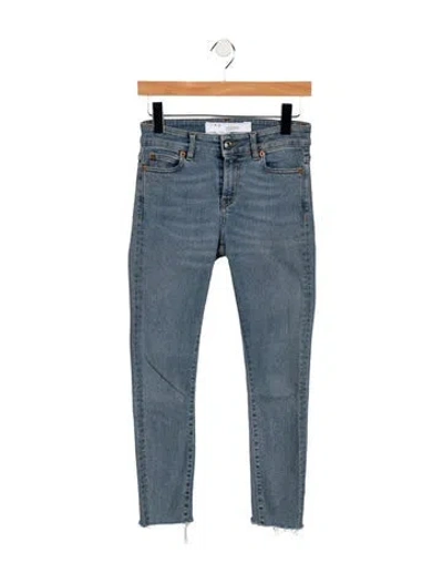 Pre-owned Iro Mid-rise Skinny Leg Jeans In Blue