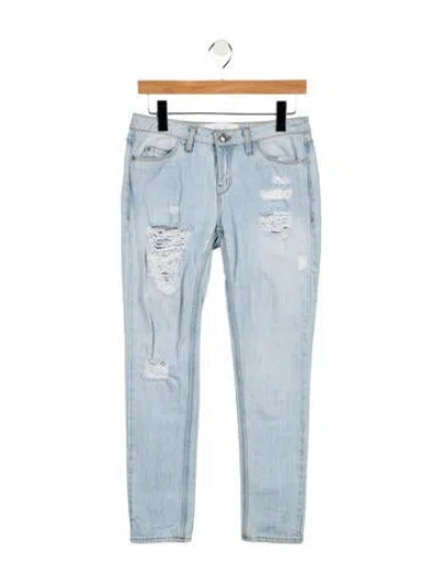 Pre-owned Iro Mid-rise Skinny Leg Jeans In Blue