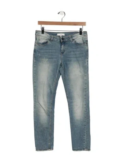 Pre-owned Iro Mid-rise Skinny Leg Jeans In Blue