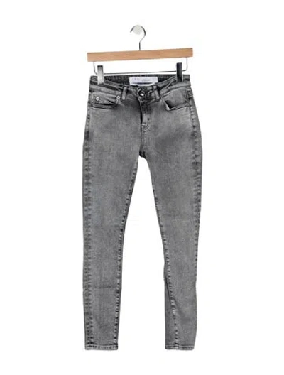 Pre-owned Iro Mid-rise Skinny Leg Jeans In Blue