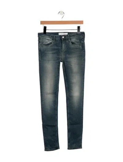 Pre-owned Iro Mid-rise Skinny Leg Jeans In Blue