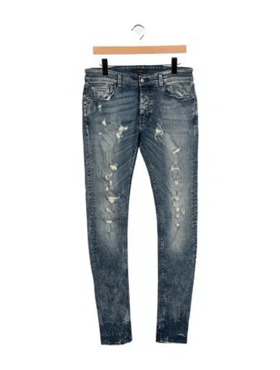 Pre-owned Iro Mid-rise Skinny Leg Jeans In Blue