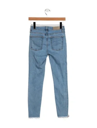 Pre-owned Iro Mid-rise Skinny Leg Jeans In Blue