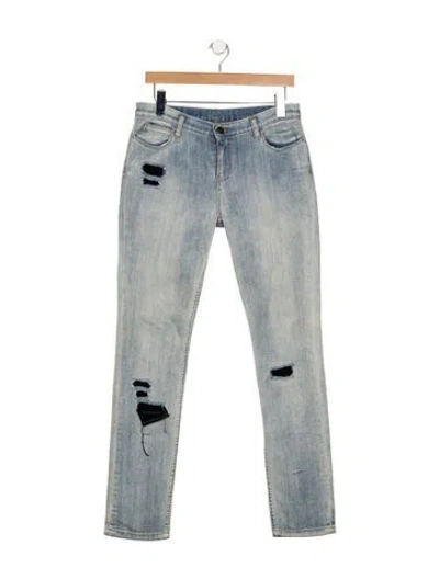 Pre-owned Iro Mid-rise Skinny Leg Jeans In Blue