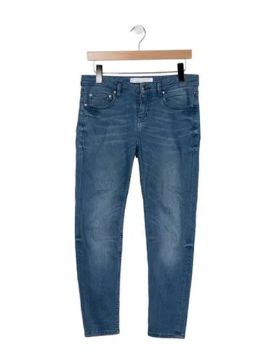 Pre-owned Iro Mid-rise Skinny Leg Jeans In Blue