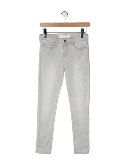 Pre-owned Iro Mid-rise Skinny Leg Jeans In Green