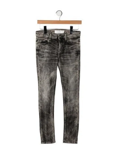 Pre-owned Iro Mid-rise Skinny Leg Jeans In Grey