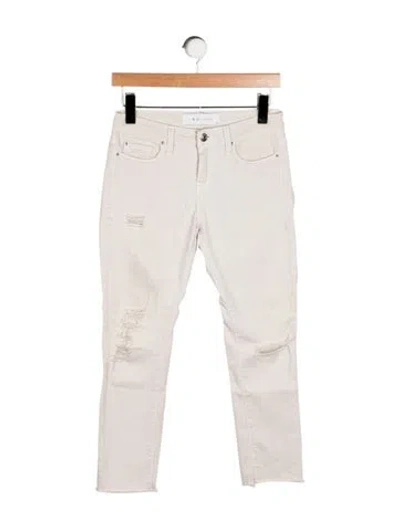 Pre-owned Iro Mid-rise Skinny Leg Jeans In Neutral