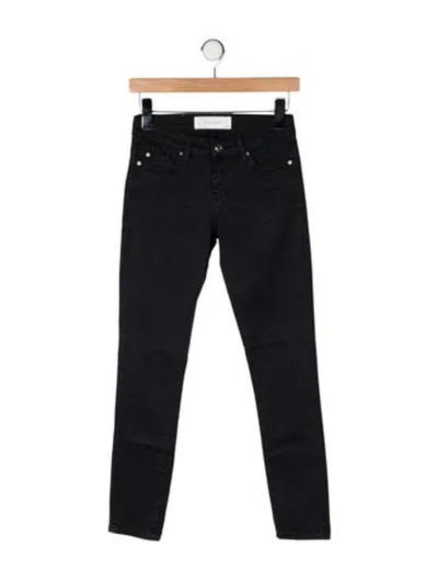 Pre-owned Iro Mid-rise Skinny Leg Jeans W/ Tags In Black