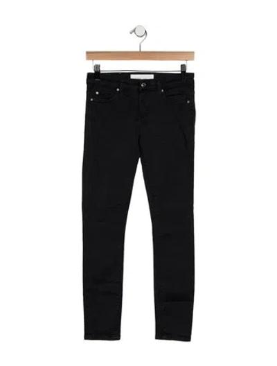 Pre-owned Iro Mid-rise Skinny Leg Jeans W/ Tags In Black