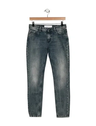 Pre-owned Iro Mid-rise Skinny Leg Jeans W/ Tags In Blue