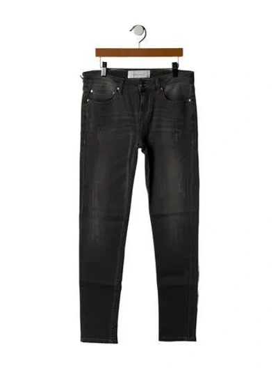 Pre-owned Iro Mid-rise Skinny Leg Jeans W/ Tags In Gray