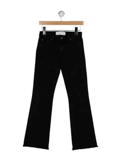 Pre-owned Iro Mid-rise Straight Leg Jeans In Black
