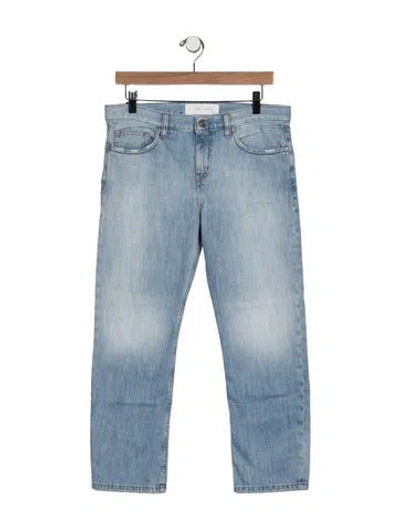 Pre-owned Iro Mid-rise Straight Leg Jeans In Blue