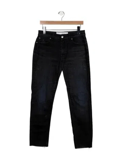 Pre-owned Iro Mid-rise Straight Leg Jeans In Blue