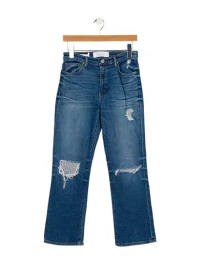 Pre-owned Iro Mid-rise Straight Leg Jeans In Blue