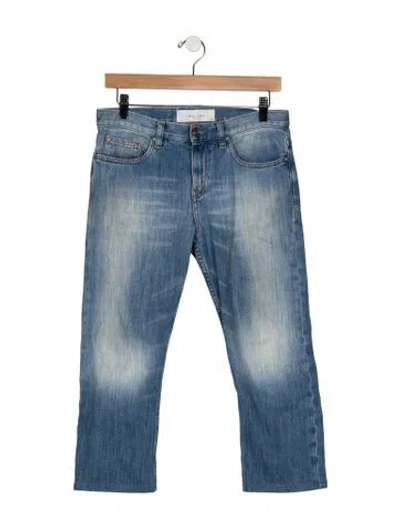 Pre-owned Iro Mid-rise Straight Leg Jeans In Blue