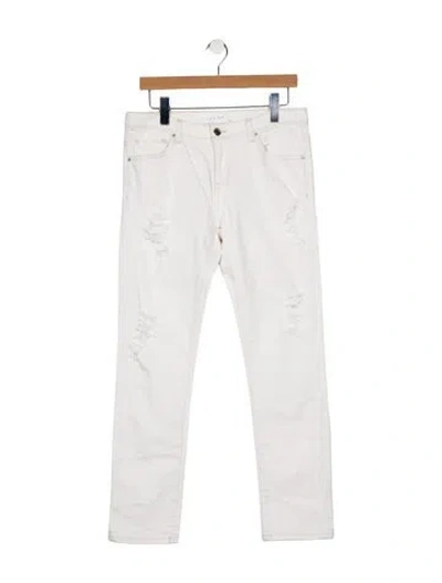 Pre-owned Iro Mid-rise Straight Leg Jeans In Neutral