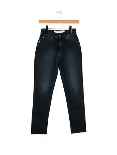 Pre-owned Iro Mid-rise Straight Leg Jeans W/ Tags In Blue