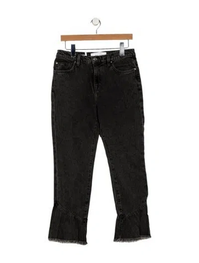 Pre-owned Iro Mid-rise Straight Leg Jeans W/ Tags In Gray