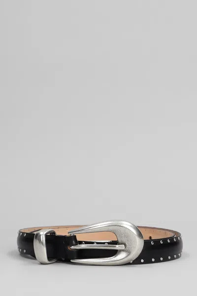 Iro Miki Belts In Black Leather
