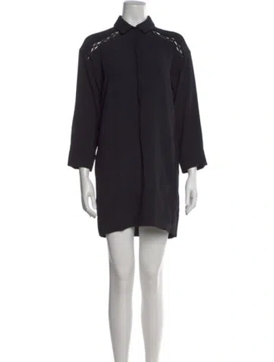 Pre-owned Iro Mini Dress In Black