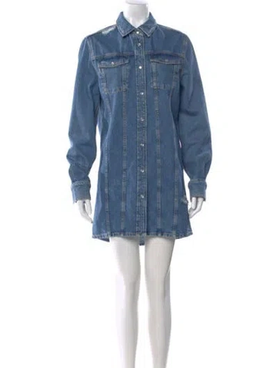 Pre-owned Iro Mini Dress In Blue