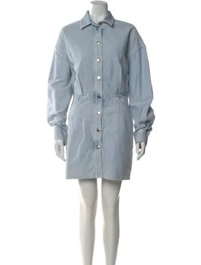 Pre-owned Iro Mini Dress In Blue