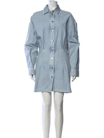 Pre-owned Iro Mini Dress In Blue