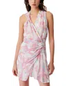 Iro Synthetic Fibers Dress In Pink