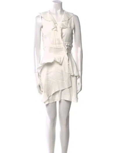 Pre-owned Iro Mini Dress In White