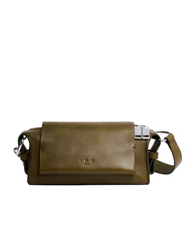 Iro Mini Flap Shoulder Bag In Green