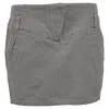 Iro Mini Pencil Skirt In Grey Cotton In Grey