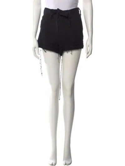 Pre-owned Iro Mini Shorts In Black