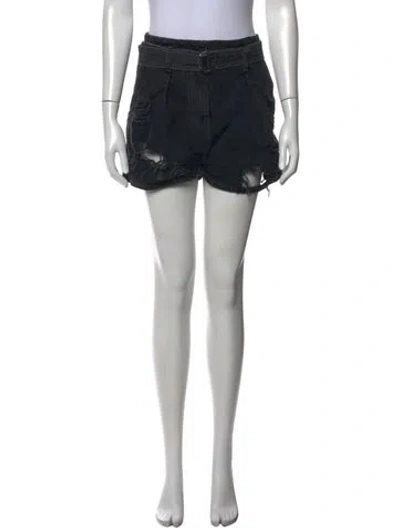 Pre-owned Iro Mini Shorts In Black