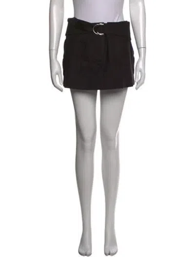 Pre-owned Iro Mini Shorts In Black/metallic
