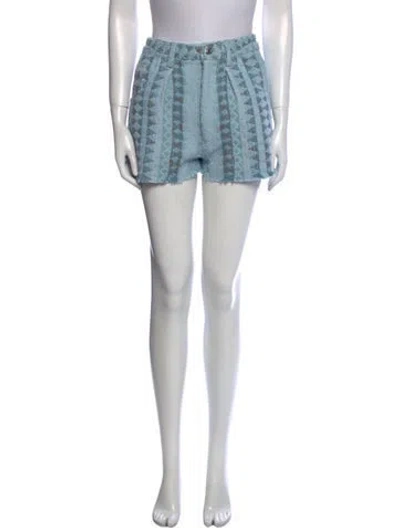 Pre-owned Iro Mini Shorts In Blue