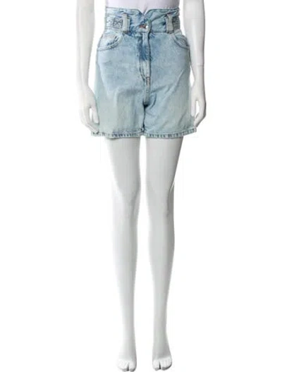 Pre-owned Iro Mini Shorts In Blue